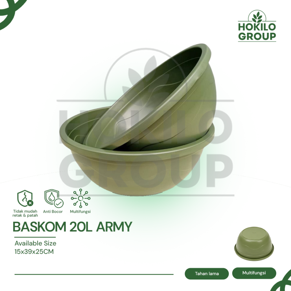 Baskom 20L Army