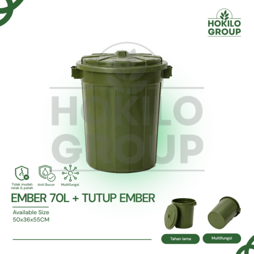 Ember 70L + Tutup Ember
