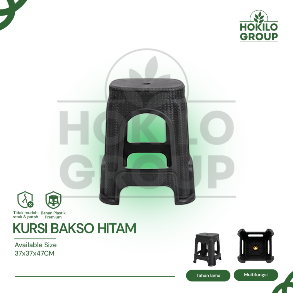 Kursi Bakso Hitam