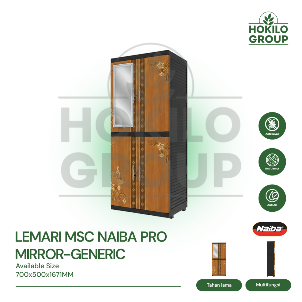 Lemari MSC Naiba Pro Mirror-Generic