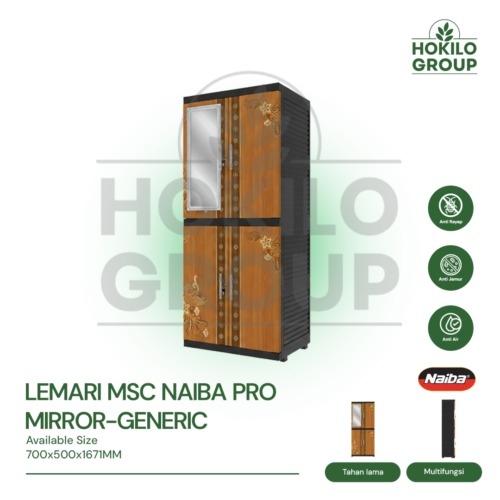 Lemari MSC Naiba Pro Mirror-Generic