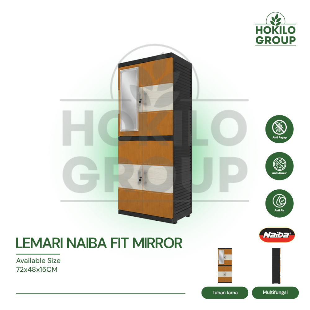 Lemari Naiba Fit Mirror