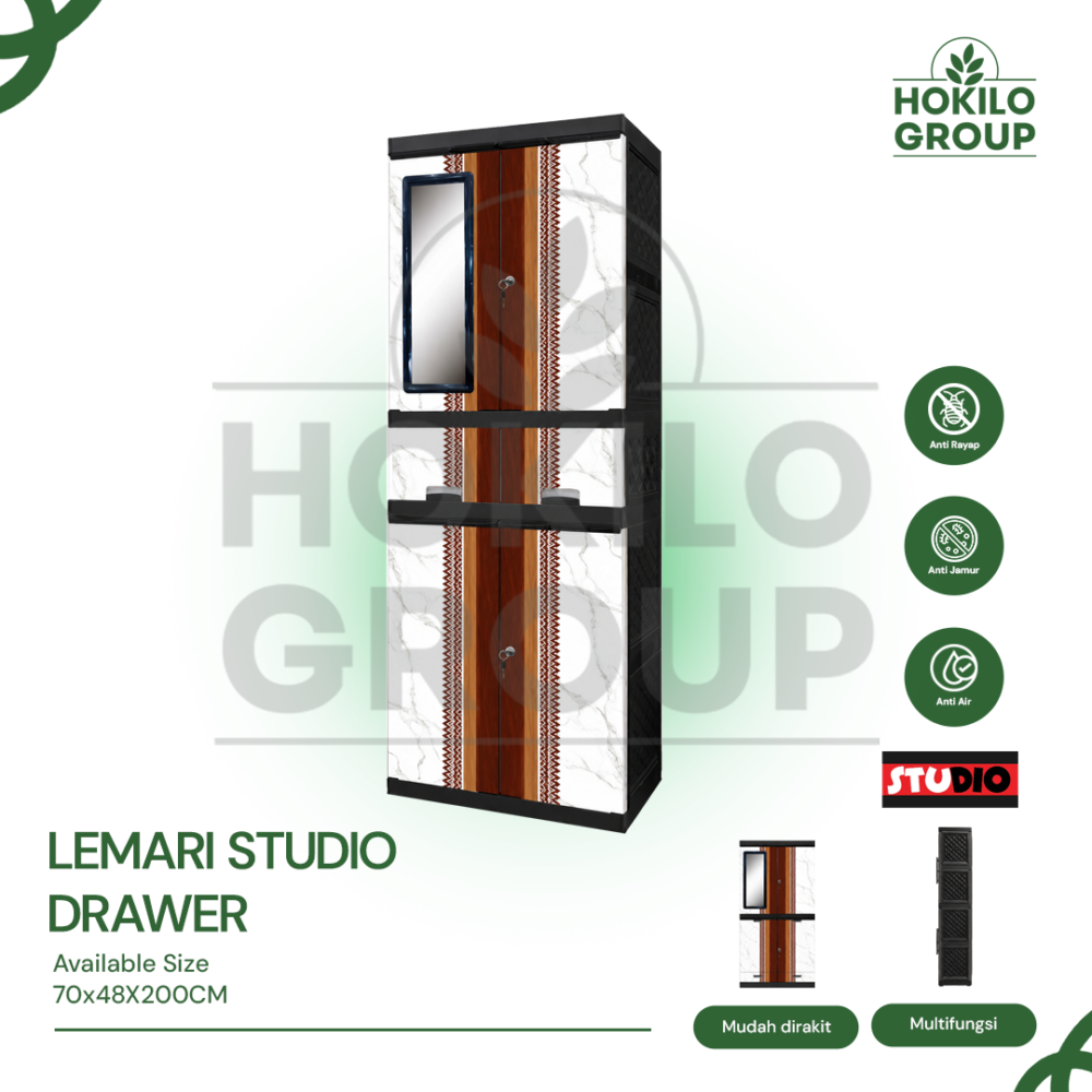 Lemari Studio Drawer