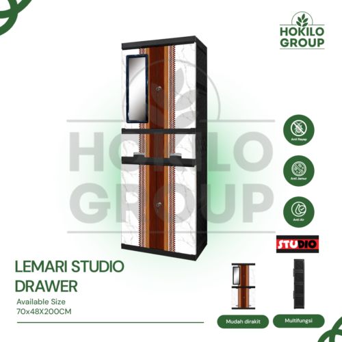 Lemari Studio Drawer