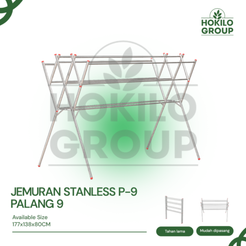Jemuran Stainless P-9 Palang 9